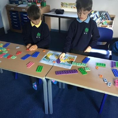 We love using Numicon to help with maths.
